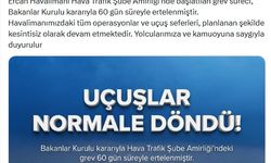 İstanbul- KKTC'de hava trafik kontrolörlerinin grevi 60 gün süreyle ertelendi / Ek bilgi