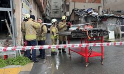 İstanbul - Sarıyer'de elektrikli aracın bataryasının patladığı anlar kamerada