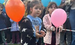 Kampanyası tamamlanan DMD'li Uras için gökyüzüne balonlar bırakıldı