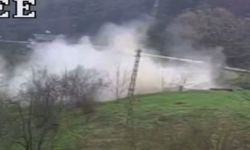 Kastamonu'da heyelan nedeniyle 2 katlı ev çöktü: O anlar kamerada