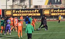 Kilis'te Bölgesel Amatör Lig maçında kavga