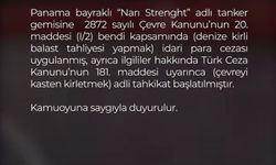 Kirli balast suyunu denize boşaltan gemiye para cezası kesildi