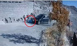 Komşusu baba ve oğlunu otomobille ezip yaralayan sanığa hapis istemi; o anlar kamerada