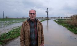 Küçük Menderes Nehri taştı; Ödemiş ilçesinde tarım alanları ve ahırları su bastı