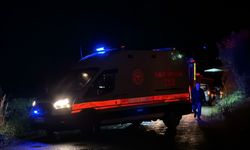 Manisa'da derede mahsur kalan 2 araç kurtarıldı