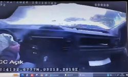 Polis memurunun emekliliğine 4 gün kala hayatını kaybettiği kaza kamerada (2)