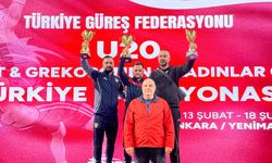 U20 Grekoromen Güreş Türkiye Şampiyonası sona erdi