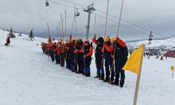 Yıldız Dağı Kayak Merkezi'nde arama-kurtarma tatbikatı