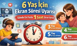 6 Yaşındaki Çocuklar İçin Ekran Süresi Uyarısı