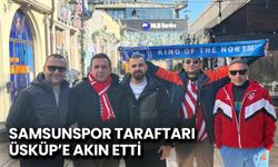 Samsunspor Taraftarı Üsküp'e Akın Etti
