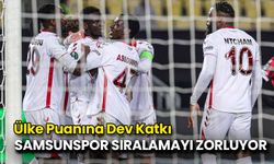 Samsunspor Ülke Puanını Sırtladı!