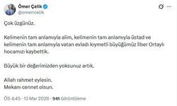 AK Parti Sözcüsü Çelik'ten İlber Ortaylı için taziye mesajı