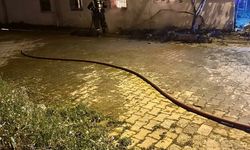 Aydın'da müstakil ev alev alev yandı