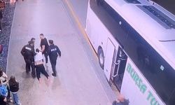 Babasını öldüren şüpheli Bursa'da otogarda yakalandı; o anlar kamerada