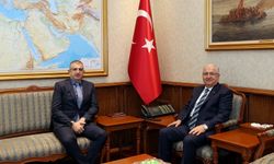 Bakan Güler, BAYKAR Genel Müdürü Bayraktar ile görüştü