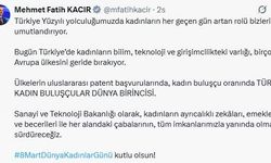 Bakan Kacır: Türk kadın buluşçular dünya birincisi