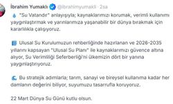 Bakan Yumaklı: Su Verimliliği Seferberliği'ni Yaygınlaştırıyoruz