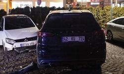 Bingöl'de otomobillerin çarpıştığı kaza kamerada