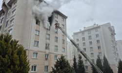Bursa'da 8 katlı binada yangın; 1 daire kullanılamaz hale geldi