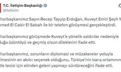 Cumhurbaşkanı Erdoğan, Kuveyt Emiri El Sabah ile görüştü