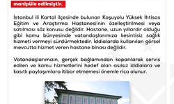 DMM'den 'Koşuyolu Kalp ve Damar Hastanesi satılıyor' iddialarına ilişkin açıklama