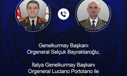 Genelkurmay Başkanı Bayraktaroğlu, İtalyan mevkidaşı Portolano ile görüştü