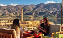 Hasankeyf'in tarihi yapıları ve manzarası dronla görüntülendi