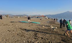 Hatay sahillerinde hafta sonu yoğunluğu