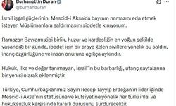 İletişim Başkanı Duran: İsrail'in Mescid-i Aksa saldırısını kınıyorum