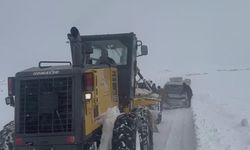 Kars'ta kara saplanan 12 araç ve içindekiler kurtarıldı