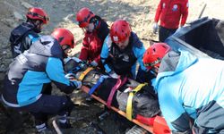 Kastamonu'da heyelan tatbikatı