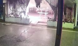 Kocaeli'de kafenin kundaklandığı anlar kamerada