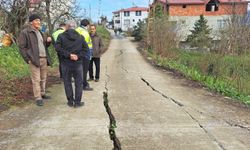 Ordu Valisi Erol, heyelan bölgesinde incelemelerde bulundu