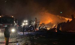 Osmaniye'de kağıt fabrikası yangını