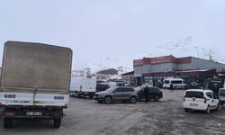 Van-Hakkari kara yoluna çığ düştü, araçlar mahsur kaldı / Ek fotoğraflar