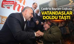 Canik’te Bayramlaşma Programına Yoğun Katılım