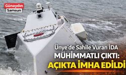 Ünye’de Sahile Vuran İDA Mühimmatlı Çıktı: Açıkta İmha Edildi