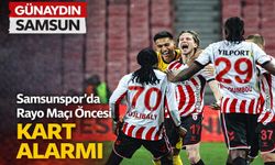 Samsunspor’da Rayo Maçı Öncesi Kart Alarmı