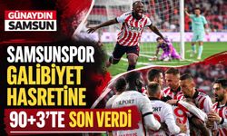 Samsunspor Galibiyet Hasretine 90+3'te Son Verdi