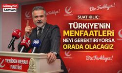 Suat Kılıç: Türkiye'nin Menfaatleri Neyi Gerektiriyorsa Orada Olacağız