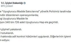 75 ilde narkotik operasyonları: 638 tutuklama