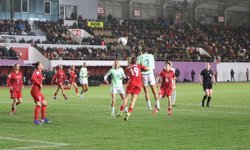 A Milli Kadın Futbol Takımı, Sinop'ta İsviçre ile berabere kaldı