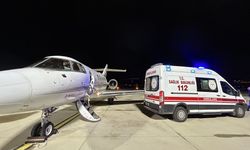 Çanakkale'de 54 günlük bebek, ambulans uçakla Ankara'ya sevk edildi