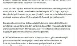 Cevdet Yılmaz: İşsizliği azaltmayı ve toplumsal refahı artırmayı amaçlıyoruz