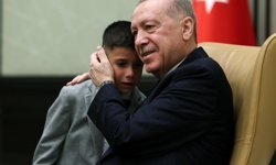 Cumhurbaşkanı Erdoğan, çocukları kabul etti