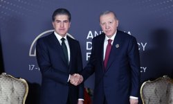 Cumhurbaşkanı Erdoğan, IKBY Başkanı Barzani'yi kabul etti