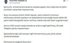 EGM: Okul saldırılarına ilişkin paylaşımlarla ilgili 83 kişi gözaltına alındı