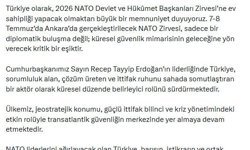 İletişim Başkanı Duran: NATO Zirvesi, küresel güvenlik mimarisinin geleceğine yön verecek