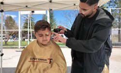 Malatya'da 23 Nisan'da çocuklara ücretsiz tıraş