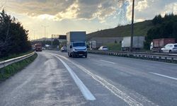 TEM'de 2 TIR, tanker ve otomobil çarpıştı: 2 ölü (2)